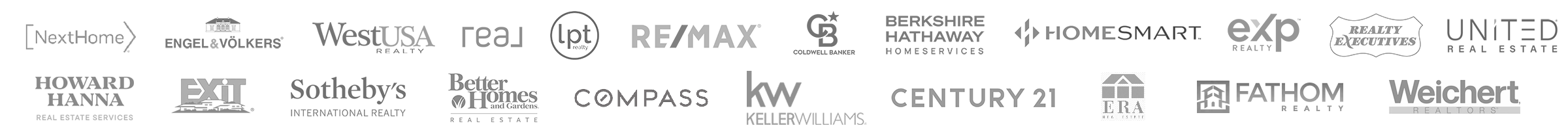 Real estate brokerage logos